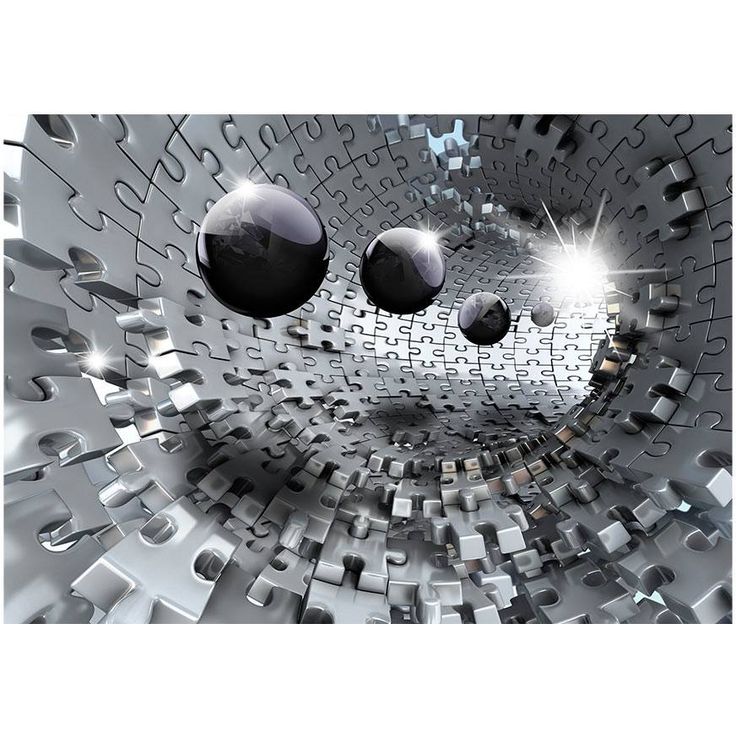 Sisustustarra Artgeist Puzzle - Tunnel, eri kokoja