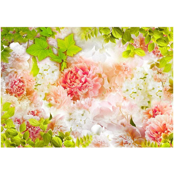 Sisustustarra Artgeist Bright peonies, eri kokoja