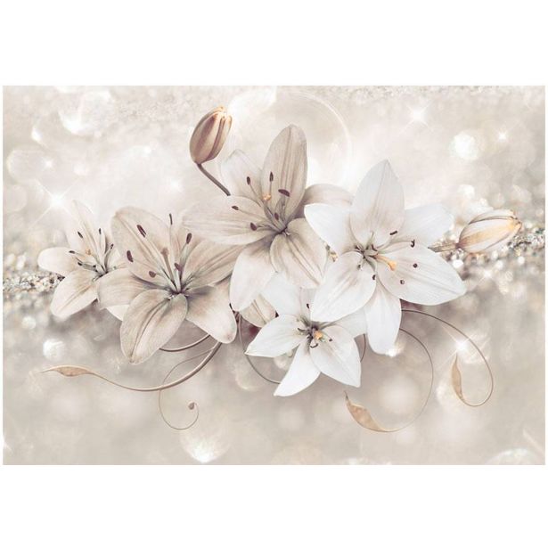 Sisustustarra Artgeist Diamond Lilies, eri kokoja