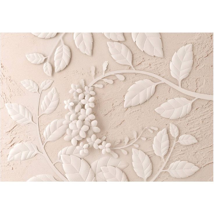 Sisustustarra Artgeist Beige Paper Flowers, eri kokoja