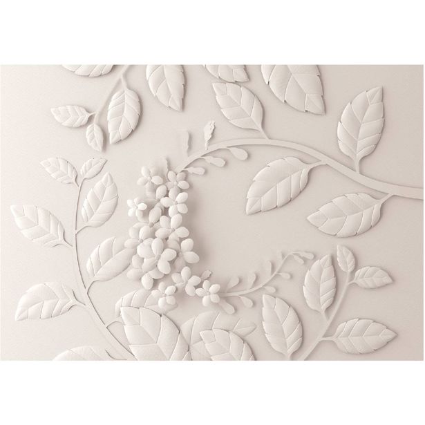 Sisustustarra Artgeist Cream Paper Flowers, eri kokoja
