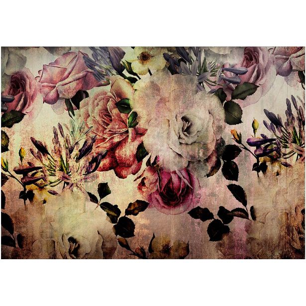 Sisustustarra Artgeist Nostalgia Flowers, eri kokoja