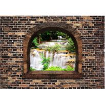 Sisustustarra Artgeist Stony Window: Waterfalls, eri kokoja