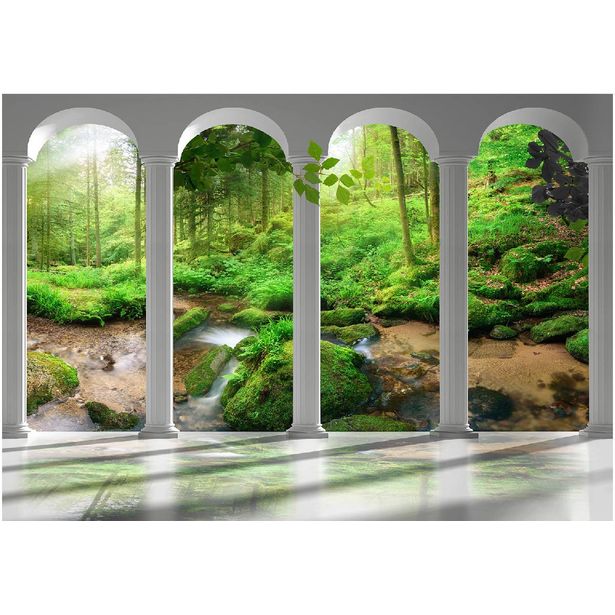 Sisustustarra Artgeist Pillars and Forest, eri kokoja
