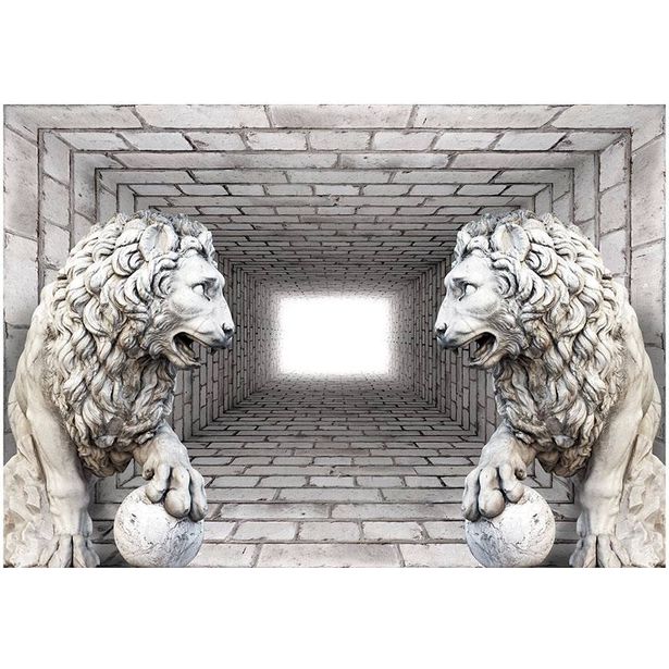 Sisustustarra Artgeist Stone Lions, eri kokoja