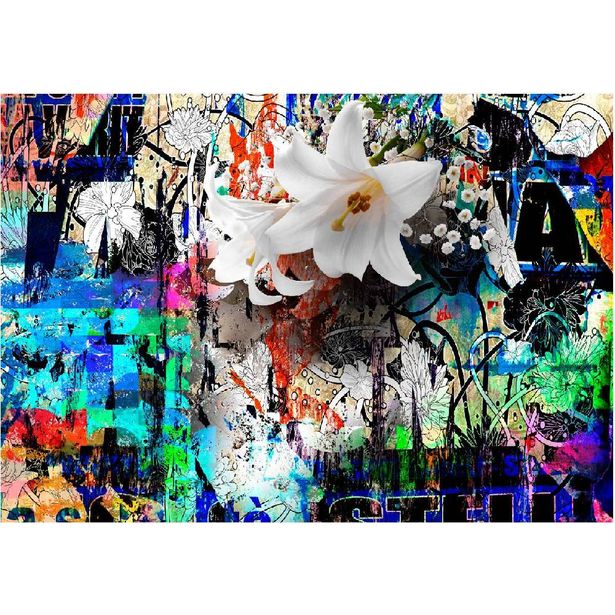 Sisustustarra Artgeist Urban Lily, eri kokoja