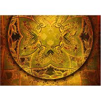 Sisustustarra Artgeist Mandala: Golden Poem, eri kokoja