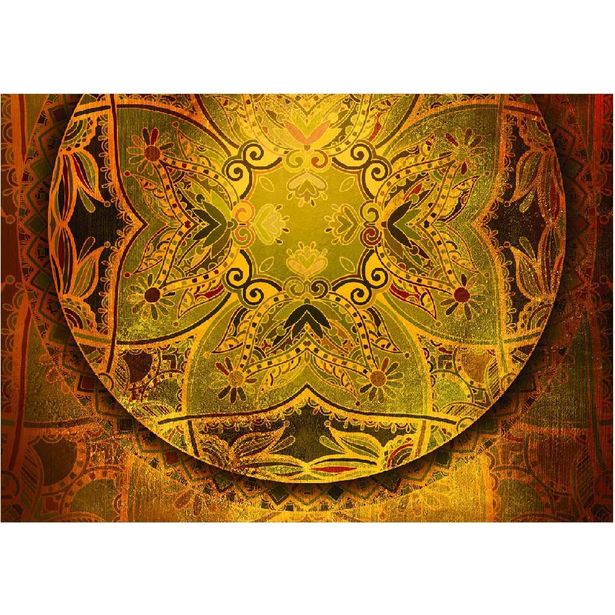 Sisustustarra Artgeist Mandala: Golden Poem, eri kokoja