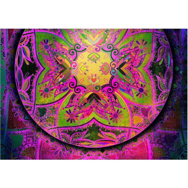 Sisustustarra Artgeist Mandala: Pink Expression, eri kokoja