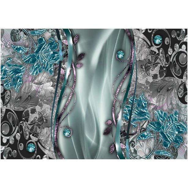 Sisustustarra Artgeist Floral Curtain, eri kokoja
