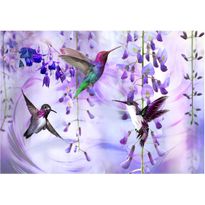 Sisustustarra Artgeist Flying Hummingbirds III, eri kokoja