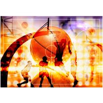 Sisustustarra Artgeist Basketball, eri kokoja