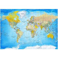 Sisustustarra Artgeist World Classic Map , eri kokoja