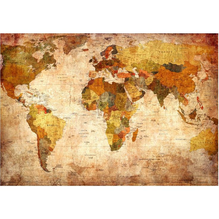 Sisustustarra Artgeist Old World Map, eri kokoja