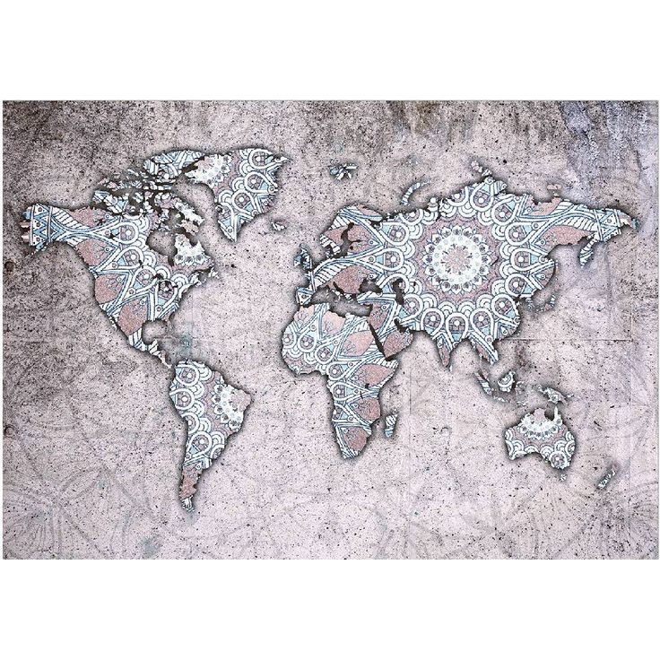 Sisustustarra Artgeist Travel Mandala, eri kokoja