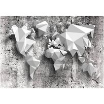 Sisustustarra Artgeist World Map: Origami, eri kokoja