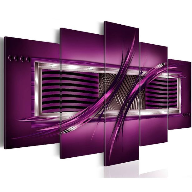 Taulu Artgeist Rhythm of purple eri kokoja