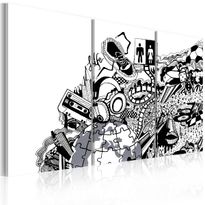 Canvas-taulu Artgeist Artistic mess, 3-osainen, eri kokoja