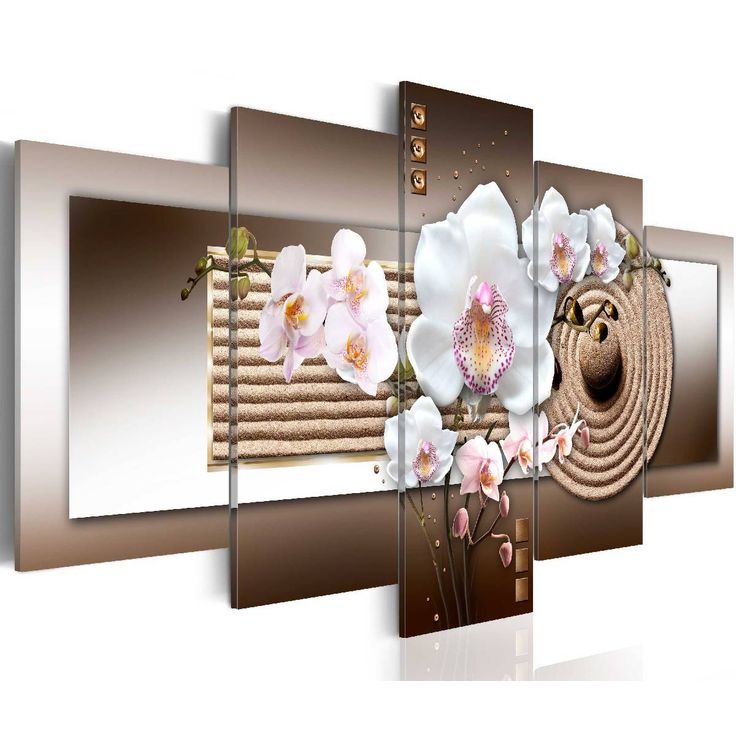 Taulu Artgeist Orchid and zen garden eri kokoja
