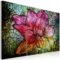Canvas-taulu Artgeist A rainbow-hued abstract flower , eri kokoja