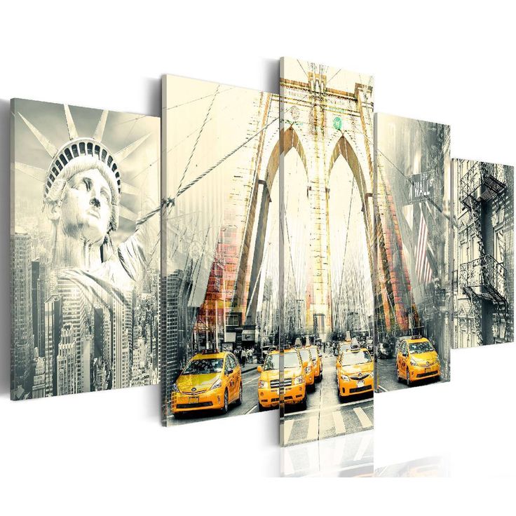 Taulu Artgeist American metropolis eri kokoja