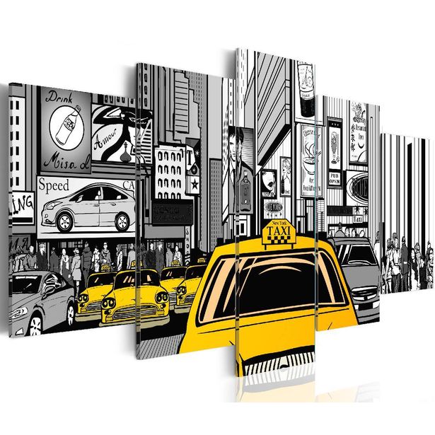 Taulu Artgeist Cartoon taxi eri kokoja