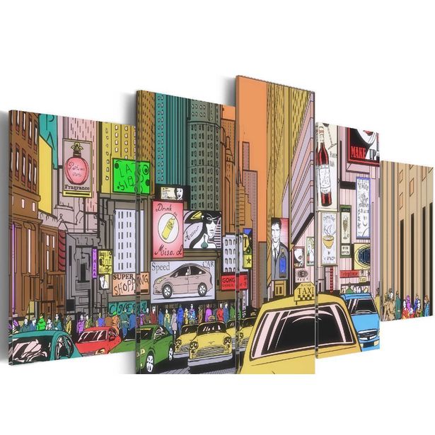 Taulu Artgeist A drawing of a city eri kokoja