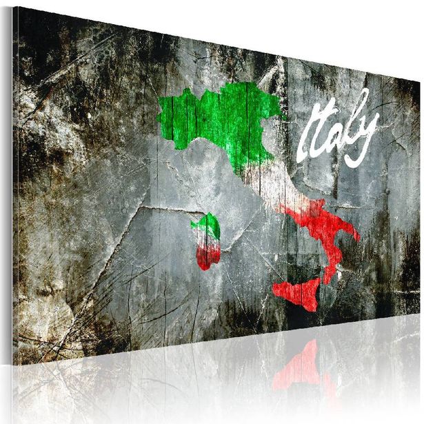 Taulu Artgeist Taiteellinen Italian kartta eri kokoja