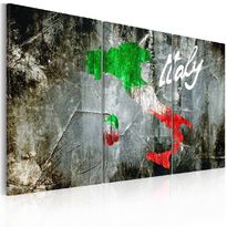 Canvas-taulu Artgeist Taiteellinen Italian kartta, 3-osainen, eri kokoja