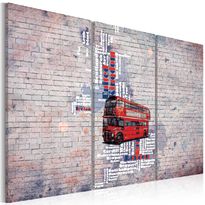 Canvas-taulu Artgeist Great Britain by Routemaster, 3-osainen, eri kokoja