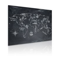 Canvas-taulu Artgeist Maantiede oppitunti - Ranska, eri kokoja