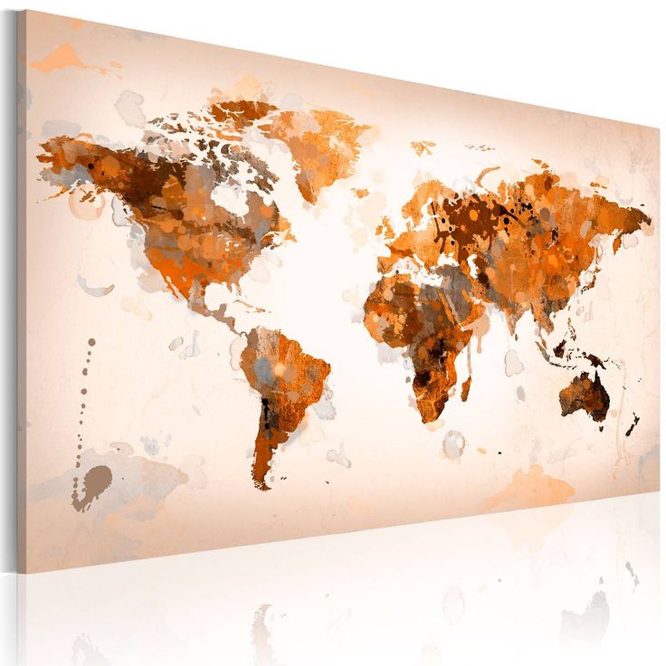 Taulu Artgeist Map of the World - Desert storm eri kokoja