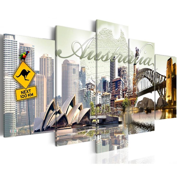 Taulu Artgeist Welcome to Australia! eri kokoja