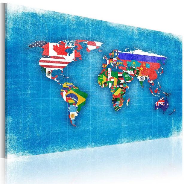 Taulu Artgeist Flags of the World eri kokoja
