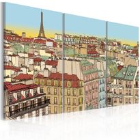 Canvas-taulu Artgeist Sweet Paris, eri kokoja