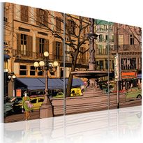 Canvas-taulu Artgeist Rauhallinen ilta Pariisissa, eri kokoja