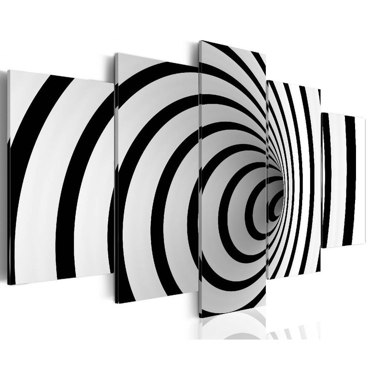 Taulu Artgeist A black & white hole eri kokoja