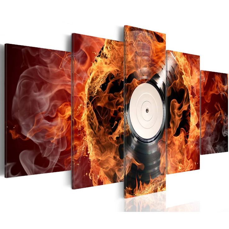 Taulu Artgeist Vinyl on fire eri kokoja
