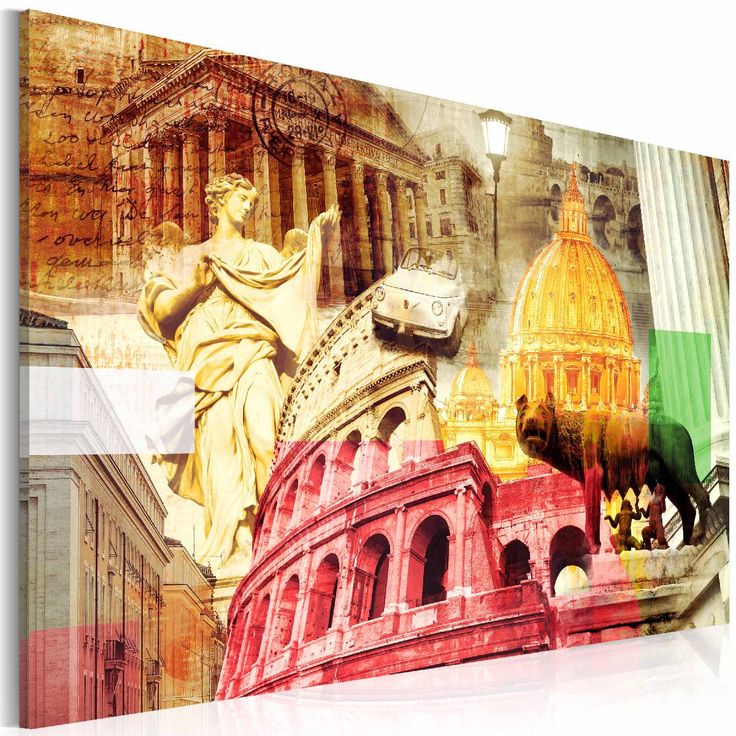 Taulu Artgeist Charming Rome eri kokoja