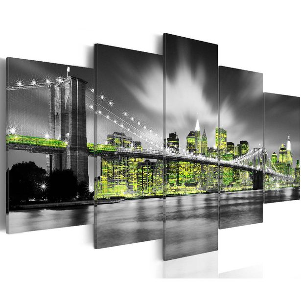 Taulu Artgeist Lime soul of New York eri kokoja