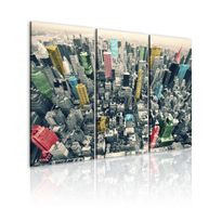 Canvas-taulu Artgeist New York, black&amp;white&amp;colors, eri kokoja