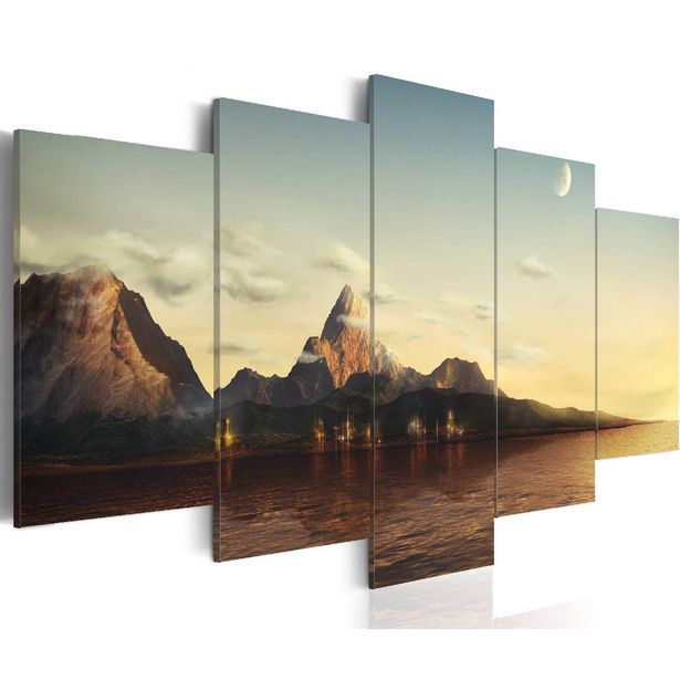 Taulu Artgeist Auringonnousu vuorilla eri kokoja