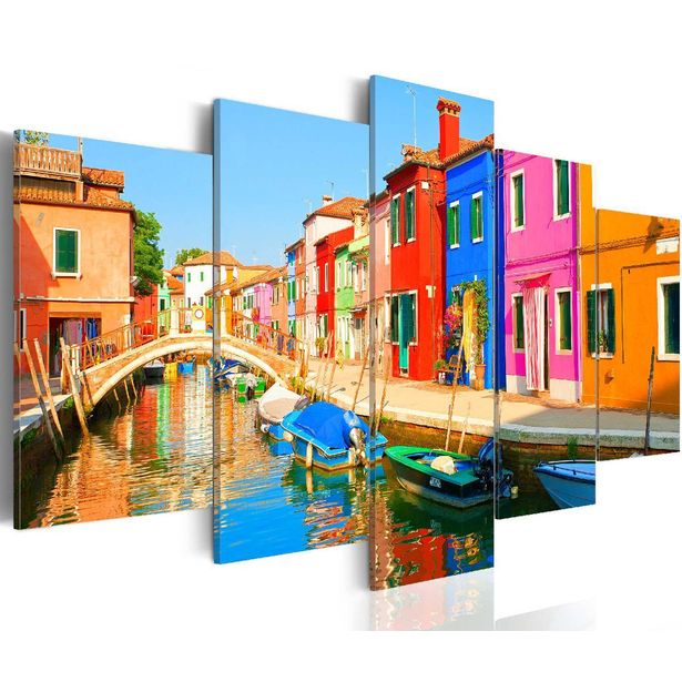 Taulu Artgeist Waterfront in rainbow colors eri kokoja