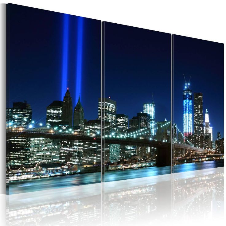 Taulu Artgeist Blue lights in New York eri kokoja
