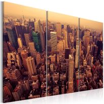 Canvas-taulu Artgeist Sunset over New York, eri kokoja