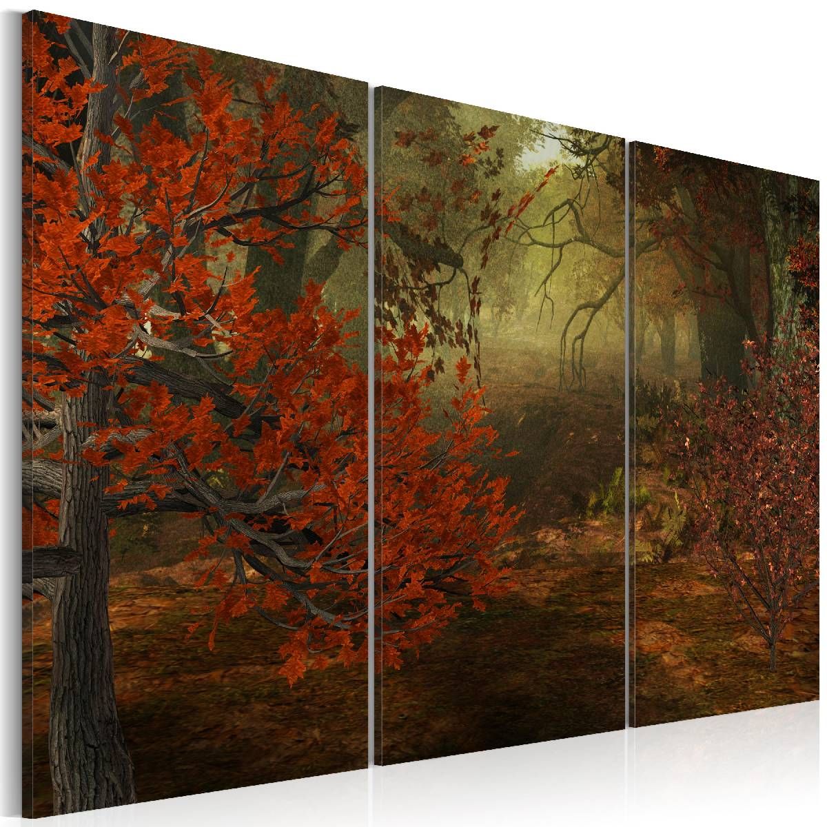 Canvas-taulu Artgeist Copse, 3-osainen, 80x120cm