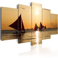 Canvas-taulu Artgeist Sailbloats at dusk, eri kokoja