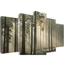 Taulu Artgeist Light in a dark forest, 100x200cm, Verkkokaupan poistotuote