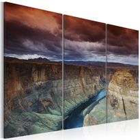 Canvas-taulu Artgeist Clouds over the Grand Canion in Colorado, eri kokoja