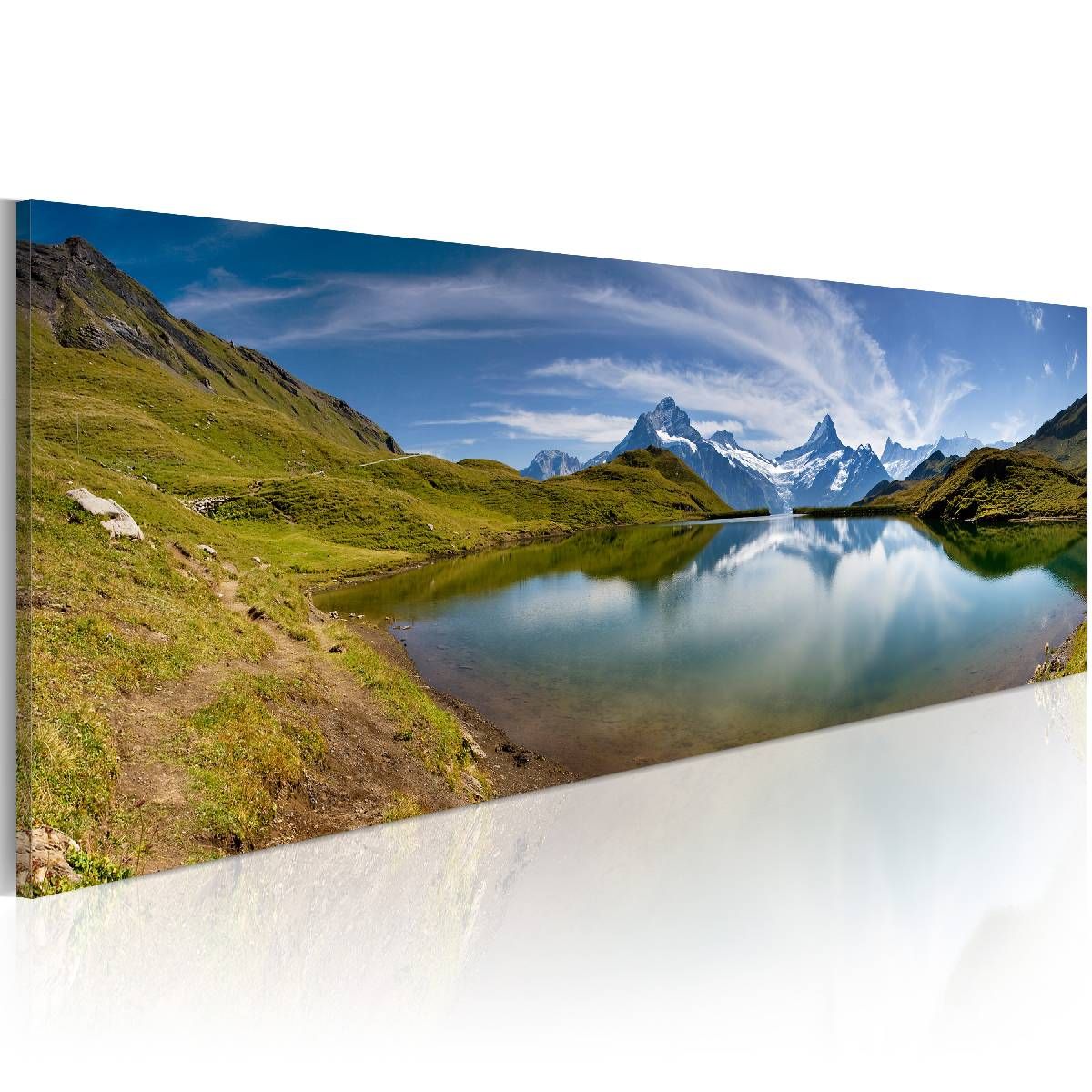 Taulu Artgeist Mountain lake, 45x135cm